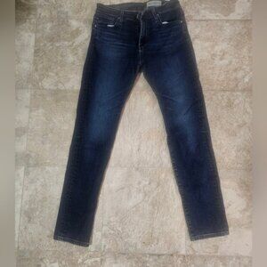 Adriano Goldschmied AG Farrah Skinny in Valt High Rise Blue Jeans 28R